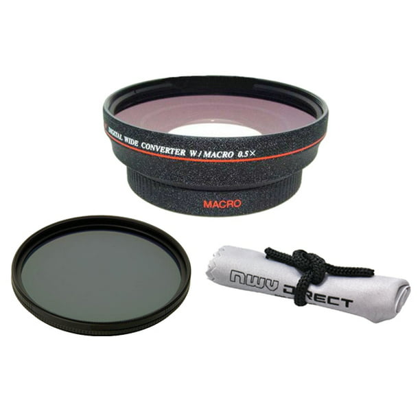Opitcal Glass photographic light filter 55MM Camera Lens Circular Polarizing Filter Add Lens Cloth 